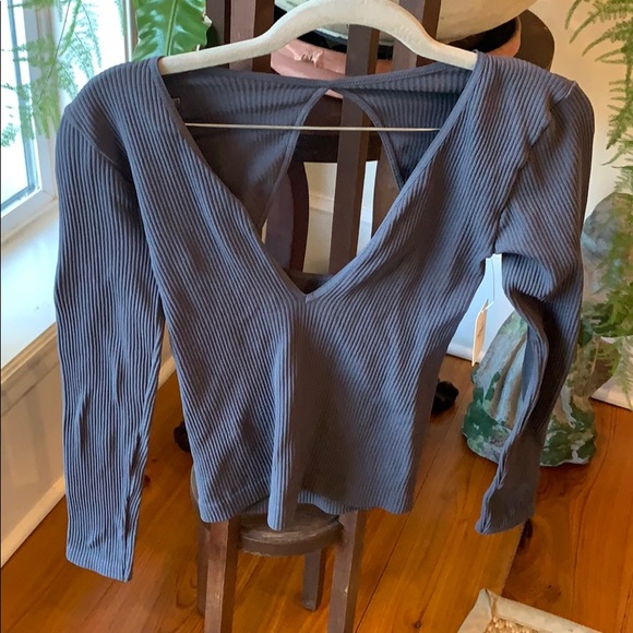 NWT free people intimate long sleeve top